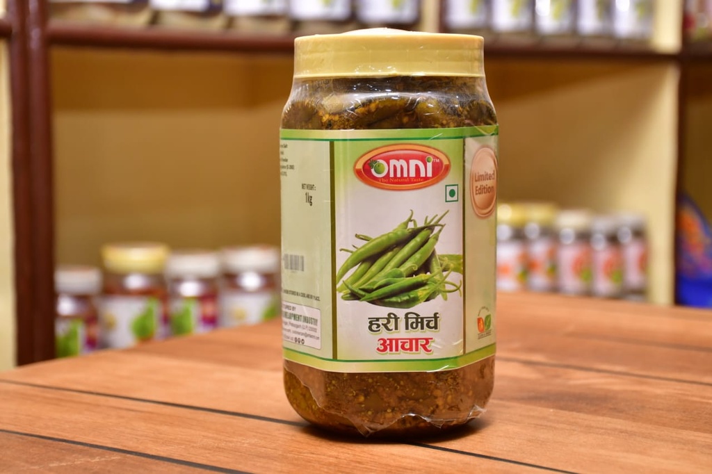 Green Chilly Pickle 500gms | Hari Mirchi Achar | Traditional Indian Pickle | Traditional Indian Achar | Tangy and  Spicy